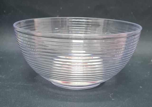 קערה פלסטיק עגולה שקופה 19.5X9 סמאטרקציה אונליין