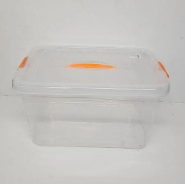 ארגז אחסון פלסטיק סגירת קליפסים עם ידיות 46X36 אתר אטרקציה