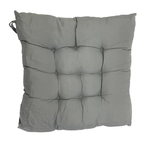 כרית מושב לכסא - אפור, כריות מושב מעולות במגוון צבעים