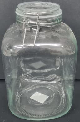 צנצנת זכוכית סגירה הרמטית 4000 מ"ל