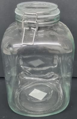 צנצנת זכוכית סגירה הרמטית 5000 מ"ל