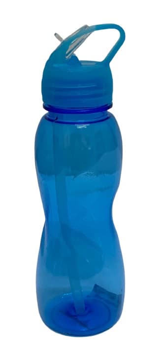 בקבוק שתייה כחול שקוף עם פיה מתקפלת קונים רק באטרקציה בזול