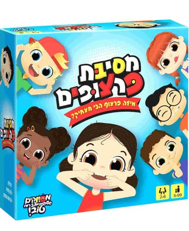 מסיבת פרצופים - משחק קלפים באתר אטרקציה מהיבואן לצרכן