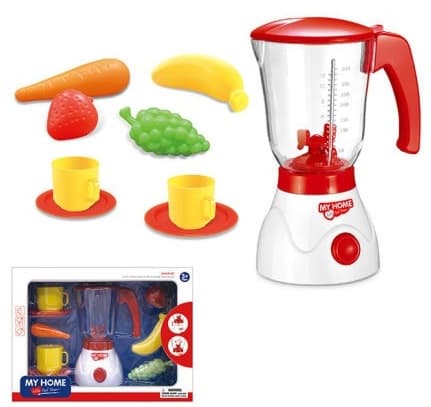 בלנדר אורות וצלילים בתוספת פירות וכלי אוכל קונים רק באטרקציה מהיבואן לצרכן