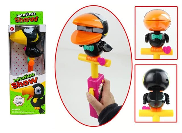 תוכי הקלטה עם ידית אחיזה באתר אטרקציה מהיבואן לצרכן