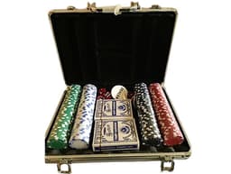 משחק פוקר מזוודה 200 יח' קונים רק באתר אטרקציה מהיבואן לצרכן