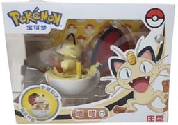 ערכת פוקימון מיאו - MEOWTH - גודל אריזה 23X19 ס"מ באטרקציה