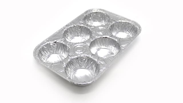 תבנית 6 שקעים אלומיניום חד"פ 25X17 קוטר 7 קונים רק באטרקציה מהיבואן לצרכן