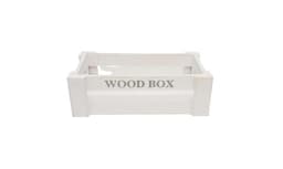 ארגז עץ מעוצב לבן מלוכלך 22*12 קונים רק באטרקציה מהיבואן לצרכן