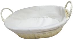 סלסלת קש אובלית כולל בד קונים רק באטרקציה מהיבואן לצרכן