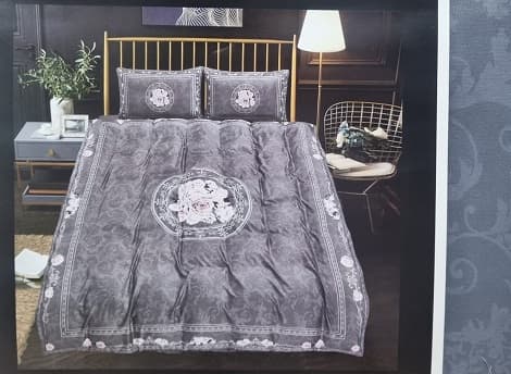 סט מצעים קומפלט מיטה וחצי 100% סאטן אלקמט באתר אטרקציה