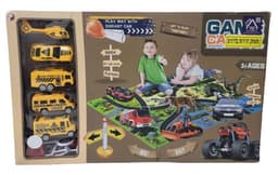 שטיח זהירות בדרכים עם כלי תחבורה שוניםאתר אטרקציה אונליין