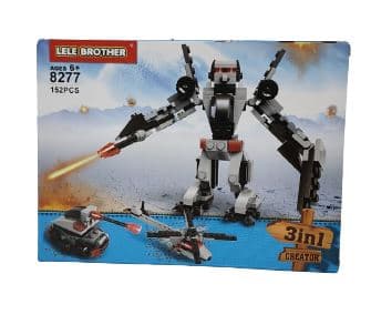 משחק הרכבה רובוט 152 חלקים דגם 8277 גודל אריזה 26X19 ס"מ