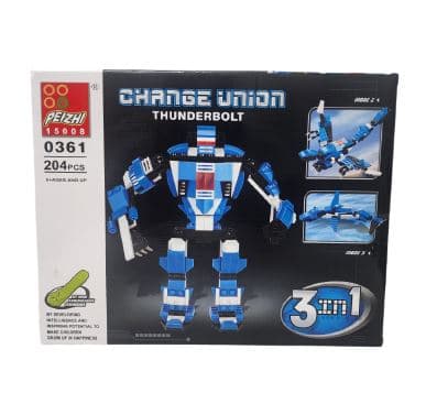 משחק הרכבה רובוט 204 חלקים 3 ב 1 דגם 0361 אטרקציה אונליין