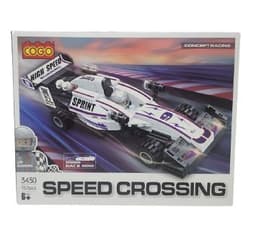 משחק הרכבה COGO מכונית מירוץ 157 חלקים דגם 3430 אתר אטרקציה