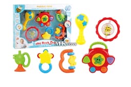 סט 6 רעשנים לתינוק גודל אריזה 42X30 ס"מ באתר אטרקציה מהיבואן לצרכן