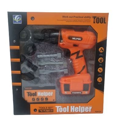 מברגה חשמלית עם ראשים מתחלפים גודל מארז 27.5X25 ס"מאטרקציה אונליין