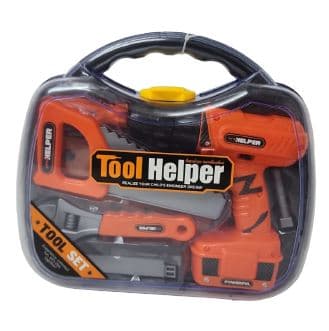 סט כלי עבודה במזוודה גודל מזוודה 30X28 ס"מאטרקציה אונליין