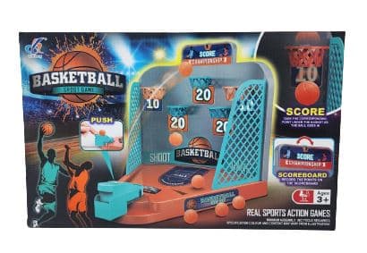 משחק כדורסל שולחני גודל אריזה 40.5X25.5 ס"מאתר אטרקציה