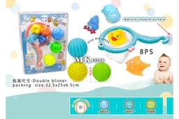 סט משחקים לאמבטיה גודל אריזה 32.5X24.5 ס"מ אטרקציה