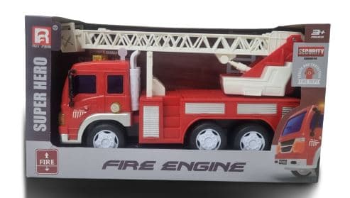 משאית כיבוי עם מנוף מרעישה ומדליקה אורות 24.5X12 אטרקציה