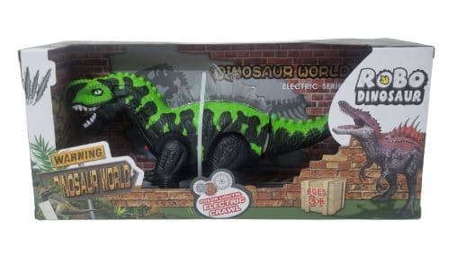 דינוזאור הולך ומדליק אורות באתר אטרקציה אונליין