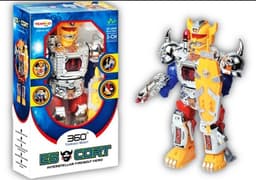 רובוט מנגן ומדליק אורות באתר אטרקציה מהיבואן לצרכן