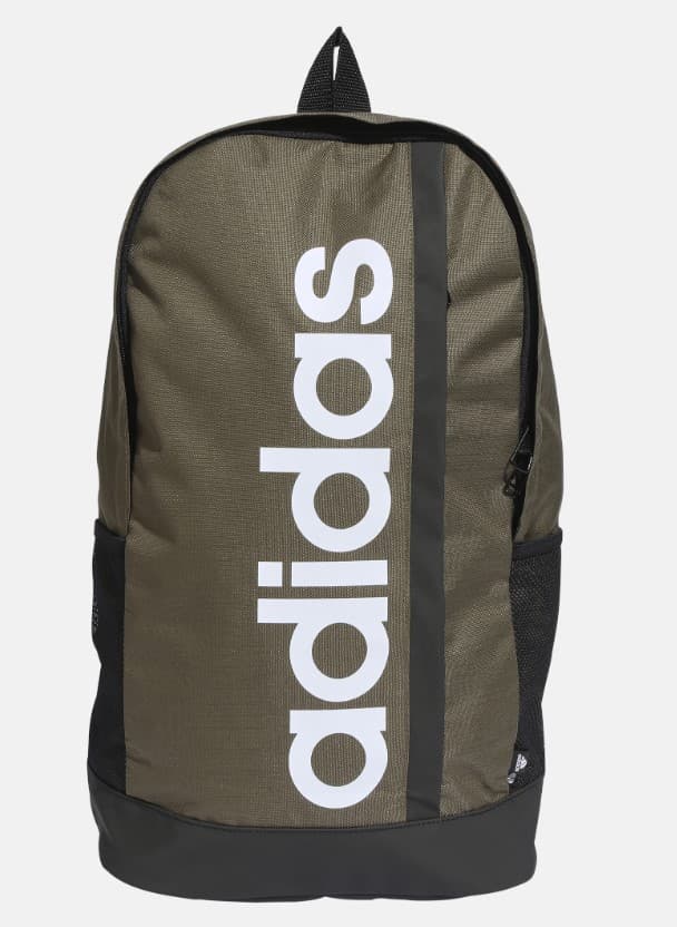 תיק אדידס מקורי - ירוק צבאי טקסט לבן על הצד קונים רק באטרקציה מהיבואן לצרכן