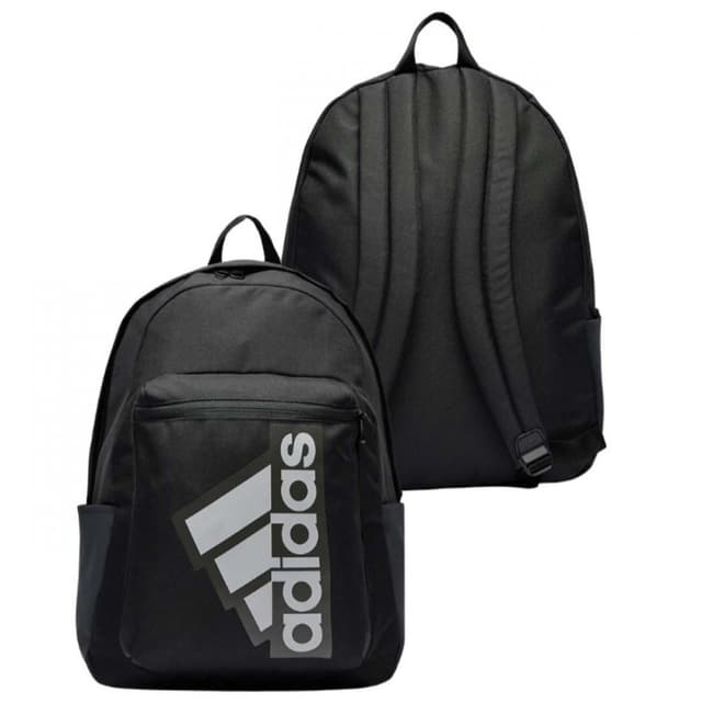 תיק אדידס מקורי - שחור לוגו לבן אפור על הצד קונים רק באטרקציה מהיבואן לצרכן
