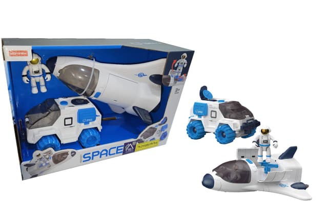 סט חללית + אסטרונאוט + רכב חלל באתר אטרקציה מהיבואן לצרכן