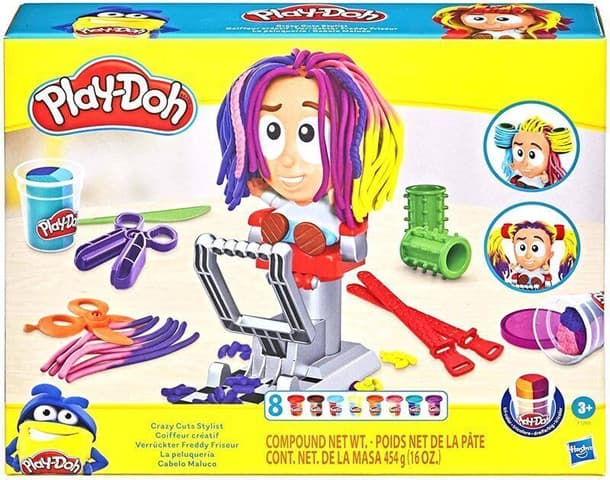 בצק פליידו מספרה קרייזי קאט PlayDoh באתר אטרקציה מהיבואן לצרכן