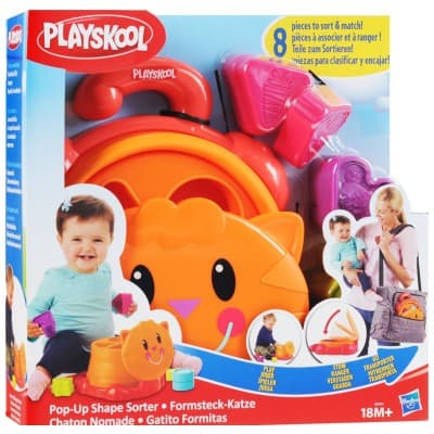 משחק התפתחותי לתינוקות התאמת צורות פופ אפ באתר אטרקציה מהיבואן לצרכן