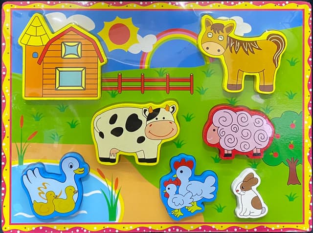 פאזל תלת מימד- חיות חוה קונים רק באטרקציה מהיבואן לצרכן