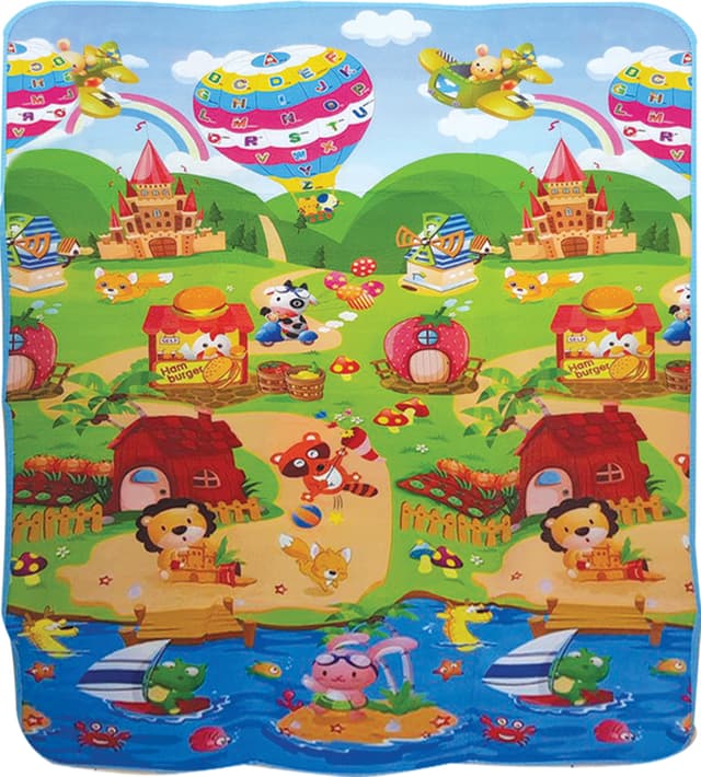 שטיח פעילות דו צדדי עם תיק - 120X180 קונים בזול רק באטרקציה