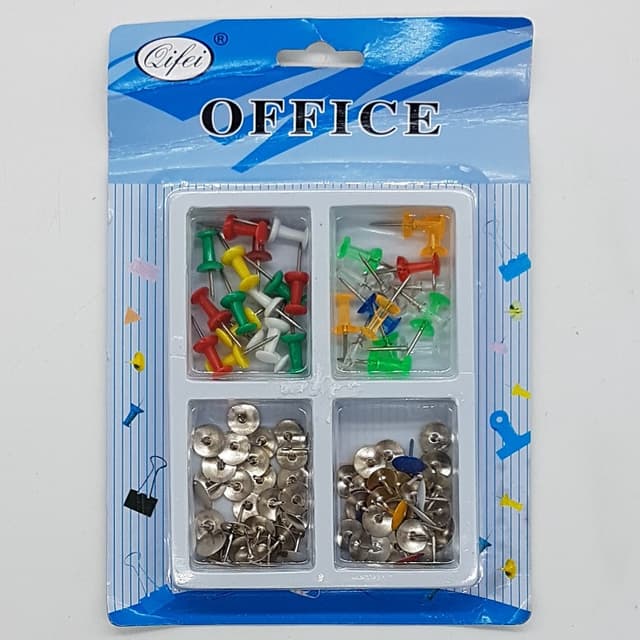 נעצים וסיכות חבילה ציבעונית ללוח שעם קונים רק באטרקציה מהיבואן לצרכן