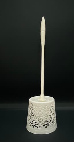 מברשת לשירותים מעוטרת - לבן קונים רק באטרקציה מהיבואן לצרכן