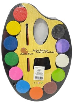 פלטת צבעי מים+מכחול 28X19 קונים רק באטרקציה מהיבואן לצרכן