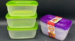 סט 3 קופסאות מלבן - 1300 מ"ל קונים רק באטרקציה מהיבואן לצרכן