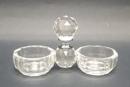 מלחייה שולחנית נמוכה דמוי קריסטלבאטרקציה אונליין