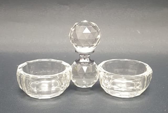 מלחייה שולחנית נמוכה דמוי קריסטלבאטרקציה אונליין