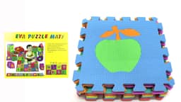 פאזל ספוג צבעוני 10 קוביות - פירות וירקות קונים רק באטרקציה מהיבואן לצרכן