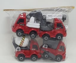 סט 4 משאיות לפירוק והרכבה קונים רק באטרקציה מהיבואן לצרכן