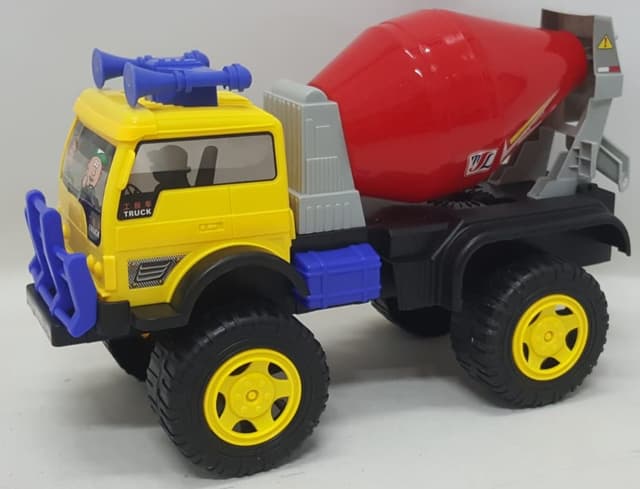 משאית מערבל בטון 42X27 סמ מגוון משאיות עבודה באטרקציה