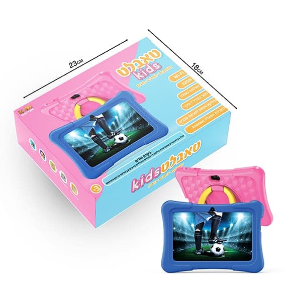 טאבלט לילדים מסך 7 אינץ' צבע כחול אתר אטרקציה אונליין