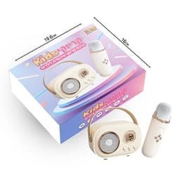 ערכת קריוקי לילדים צבע לבן אטרקציה אונליין מהיבואן לצרכן