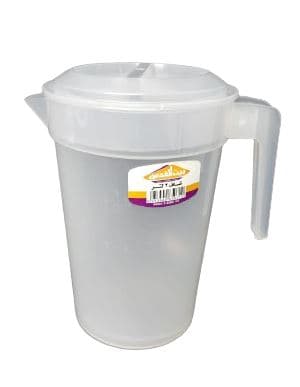 כד מים פלסטיק שקוף עם ידית 2 ליטראטרקציה מהיבואן לצרכן