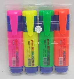 מארז 4 טושים זוהרים עבים באטרקציה אונליין מהיבואן לצרכן