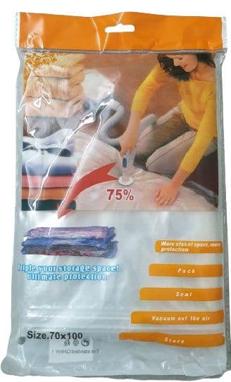 שקית ואקום לאחסון 70X100