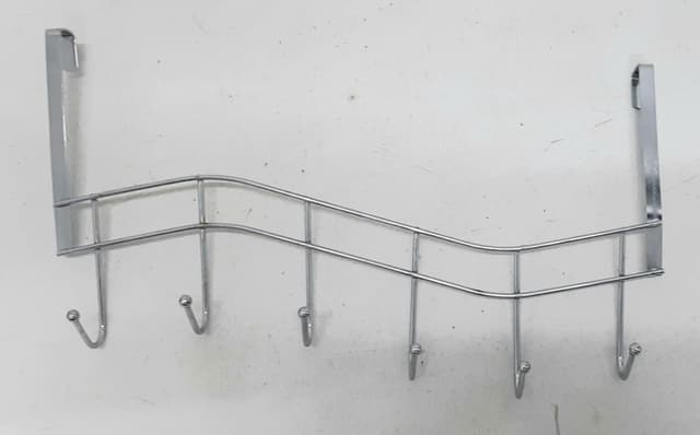 קולב מתכת מעוצב - 6 ווים 18.5X42 ס"מ קונים רק באטרקציה מהיבואן לצרכן