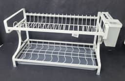 מייבש כלים 2 קומות 53X31.5X24 ס"מ קיים בצבעים אפור כהה / לבן/שחור קונים רק באטרקציה מהיבואן לצרכן